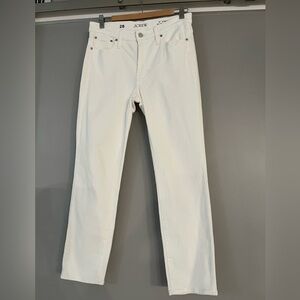 J. Crew Women’s Vintage Slim Straight Cream Jeans